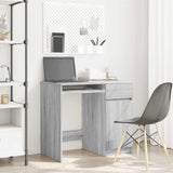 Desk Grey Sonoma 86x49x76 cm Engineered Wood 861828