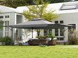 3 x 3m Height Adjustable Pop-Up Gazebo, with Accessories - Grey T3398P319975