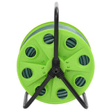 Free Standing Green Hose Reel with Hose Fitting Set 0.5" 50 m PVC 3281519