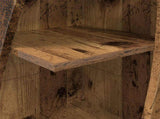 Corner Cabinet 32x32x140cm Engineered Wood Old Wood 889883