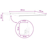 Electric Retractable Awning Taupe 3 x 2.5 m 3425924