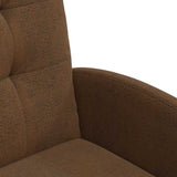 Dining Chairs with Wheels 2 pcs Brown 57 x 67 x 98 cm 42017896