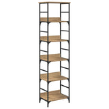 Bookshelf 5-Tier 50x33x188.5cm Engineered Wood Artisan Oak 882758