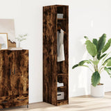 Wardrobe Smoked Oak 30x50x200 cm Engineered Wood 3307688