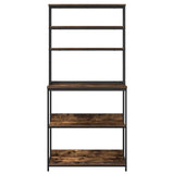Kitchen Shelf Smoked Oak 80 x 40 x 168 cm Engineered Wood 883888