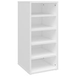ZNTS Shoe Cabinets 2 pcs White 31.5x35x70 cm Engineered Wood 808982