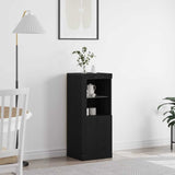LED Sideboard Black 41 x 37 x 100 cm Engineered Wood 863026