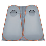 Privacy Tent Grey and Orange Pop-up Waterproof 4004139