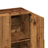 Sideboard Old Wood 90x34x80 cm Engineered Wood 856890