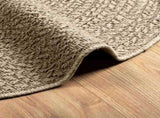 Rug ZIZUR Beige 120 cm Jute Look Indoor and Outdoor 4010415