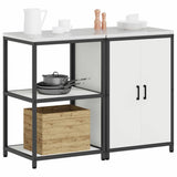 Kitchen Storage Set HATTEM 2 pcs White Cold-rolled Steel 3392688