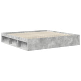 Bed Frame with Headboard Concerte 200 x 200 cm Solid Pine Wood 3412036