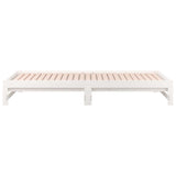 Pull-out Day Bed without Mattress White 2x cm 820428