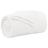 Throw Blankets 6 pcs White 240 x 270 cm Fleece 42016816