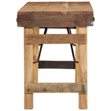 Bench Natural 110 x 35 x 46 cm Reclaimed Old Wood 4019621