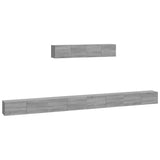 4 Piece TV Cabinet Set Grey Sonoma Engineered Wood 3114612