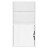 Side Cabinet ODDA White 40x24x79 cm Solid Wood Pine 4103596