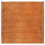 Garden Raised Bed Rusty 400x80x77 cm Corten Steel 151965