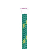 Boat Rope Green 5 mm 500 m Polypropylene 152707