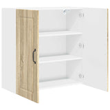 Wall Cabinet PORTO Sonoma Oak 80 x 31 x 80 cm Engineered Wood 885407