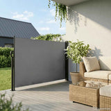 Retractable Side Awning Anthracite 180x300 cm 4004353