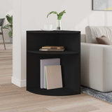 End Table Black 39.7 x 39.7 x 60 cm Engineered Wood 891131