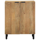 ZNTS Sideboard Brown 60x33x75 cm Solid Wood Mango 4017722