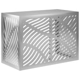 Air Conditioner Cover Silver 100 x 50 x 70 cm Galvanised Steel 8014106