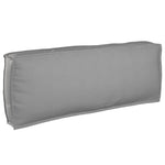 Pallet Cushion Set 2 pcs Grey 120 x 80 x 12 cm Oxford fabric 3329080
