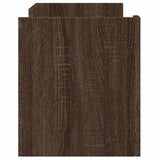 TV Cabinet Brown Oak 80x35x40 cm Engineered Wood 848373