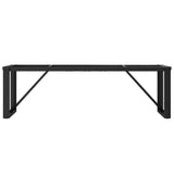 ZNTS Coffee Table Legs O-Frame 140x30x43 cm Steel 357878