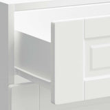 Kitchen Base Cabinet Porto White Engineered Wood 854259