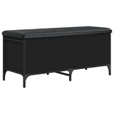 Storage Bench Black 102x42x45 cm Engineered Wood 835147