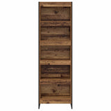 Book Cabinet 2 pcs Old Wood 60 x 30 x 189.5 cm Engineered Wood 3403002