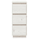 Sideboards 2 pcs White 32x34x75 cm Solid Wood Pine 813368