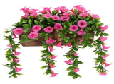 Artificial Flowers Purple Red 55 x 20 x 55 cm PE and Steel 42042384