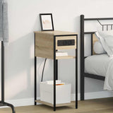Bedside Cabinet Sonoma Oak 41 x 28 x 76 cm Engineered Wood 859576