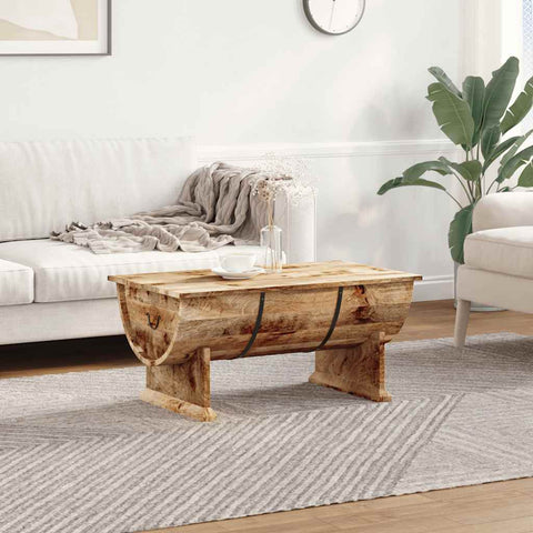 Coffee Table Solid Mango Wood 88x50x40 cm 243977