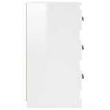 Sideboard High Gloss White 36x35,5x67,5 cm Engineered Wood 816218