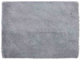Shaggy Rug High Pile NAVARRA Light Grey 200x200 cm Polyester 4102882