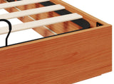 Ottoman Bed Frame Wax Brown 120 x 190 cm Solid Pine Wood 3418740
