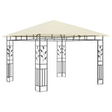 Gazebo with Mosquito Net 3x3x2.73 m Cream 180 g/m 47969