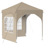 Pop-up Party Tent 192 x 192 x 245 cm Cream 42019823
