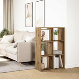 Room Divider Bookcase Artisan Oak 69.5x29x103.5 cm Engineered Wood 858020