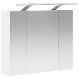 Bathroom Mirror Cabinet White 60 x 14.5 x 50 cm Engineered wood 889079
