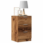 ZNTS Bedside Cabinet Old Wood 40x36x65 cm Engineered Wood 856932