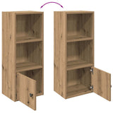 Bookcase Artisan Oak 31x24x77 cm Engineered Wood 860336
