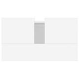Bathroom Cabinet White 58x33x60 cm Engineered Wood 831588