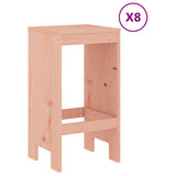 9 Piece Garden Bar Set Solid Wood Douglas 3157762