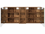 Bathroom Cabinet Set 3 pcs 120 x 14.5 x 70 cm Engineered wood 3403750